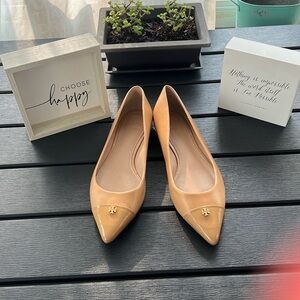 Tory Burch Fairford pointed toe flats size 8